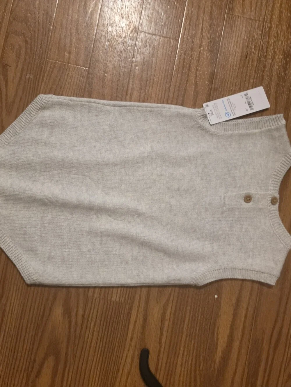 Carter's Sleeveless Knit Baby Onesie with Flag